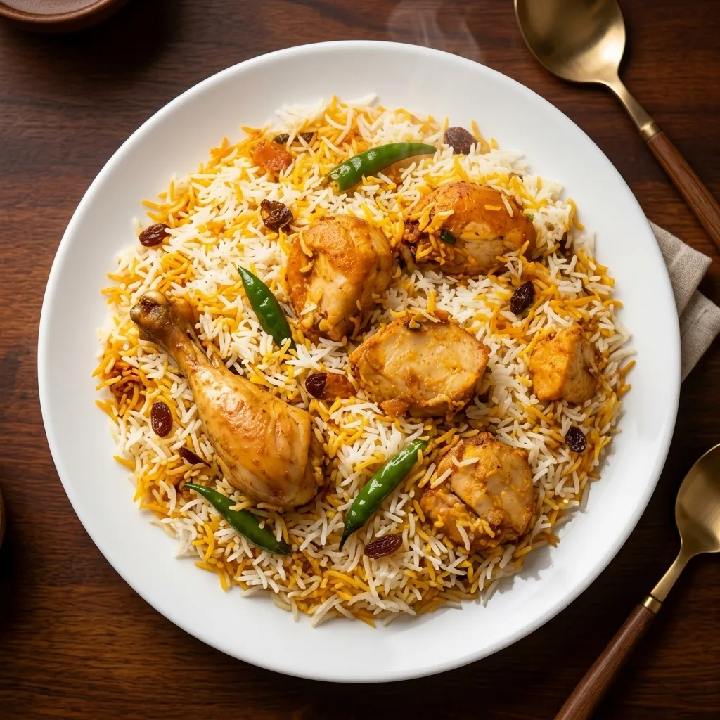 Chicken Biryani at Karachi Bites, halal Karachi-style biryani in NE Calgary